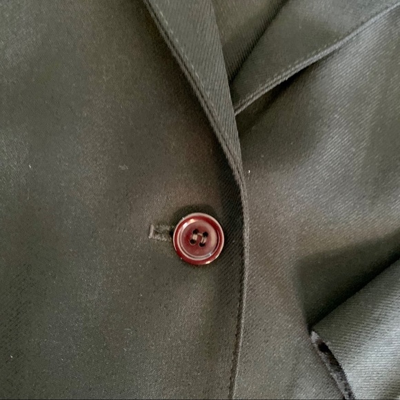 VTG Black Staple Blazer with Single Button - Picture 8 of 11